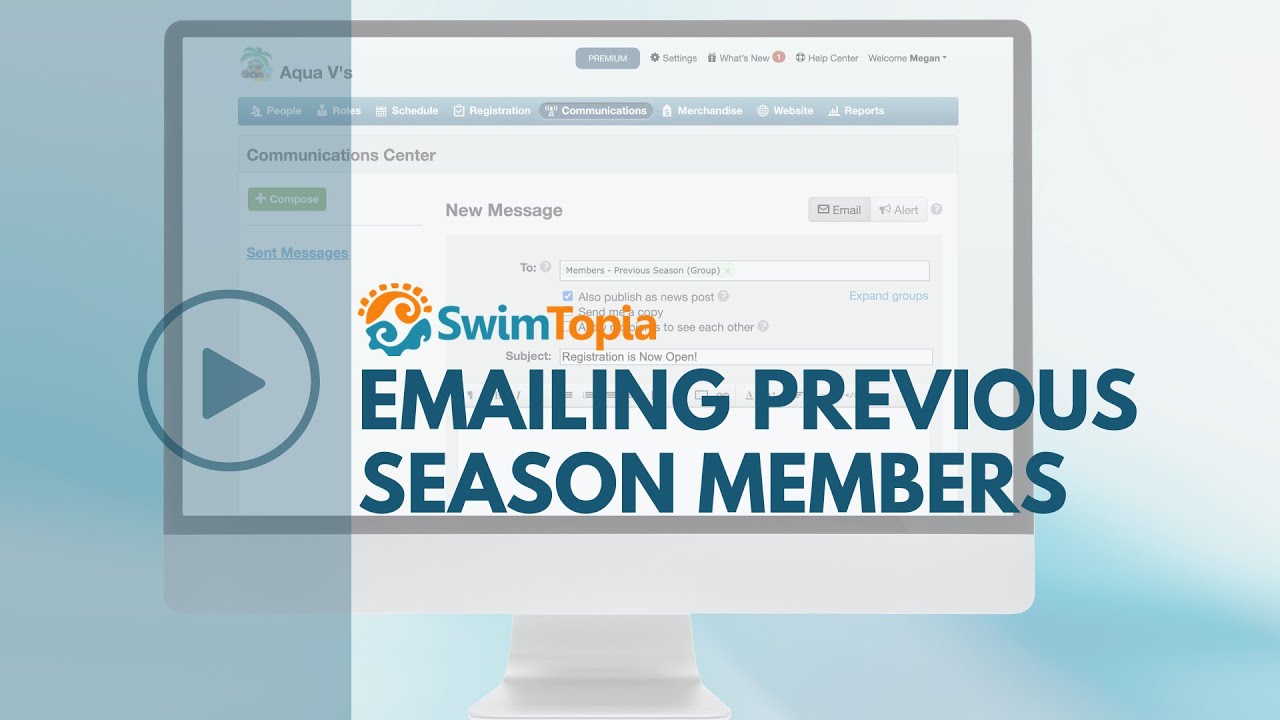 Emailing Previous Season Members