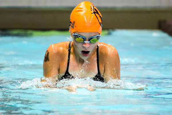 Swimmer doing Breaststroke