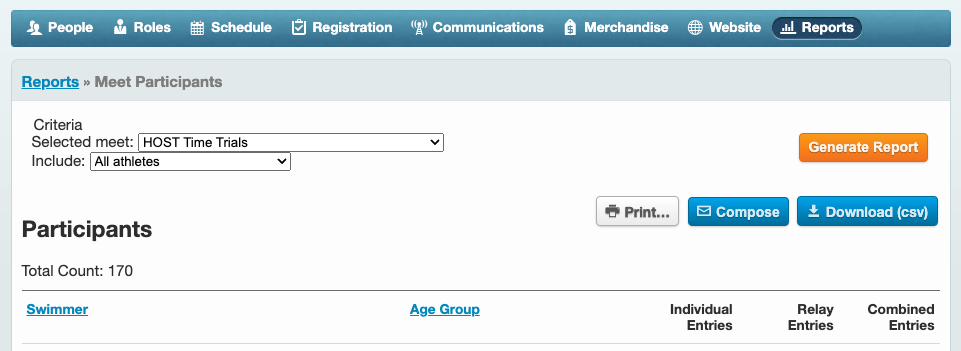 Updated communicate from reports screenshot for Communications page