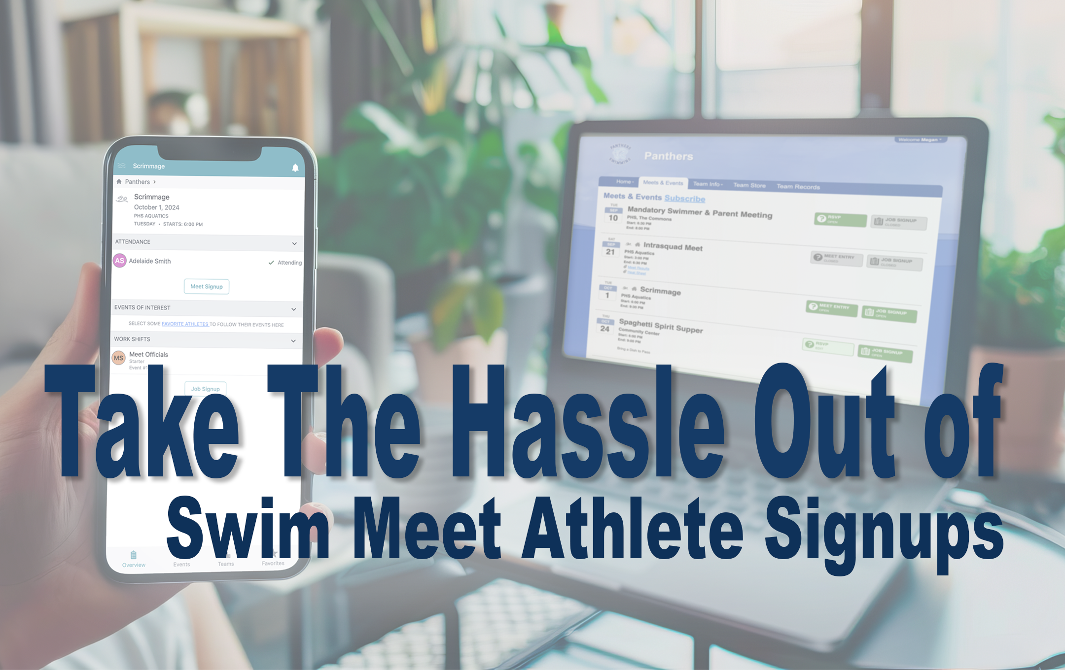 Athlete Swim Meet SignUp