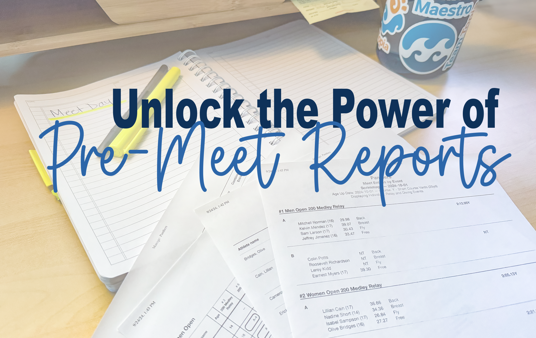 Pre-Meet Reports