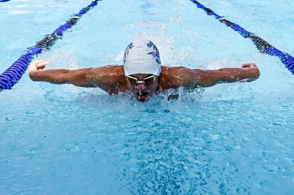 Swimmer doing Butterfly