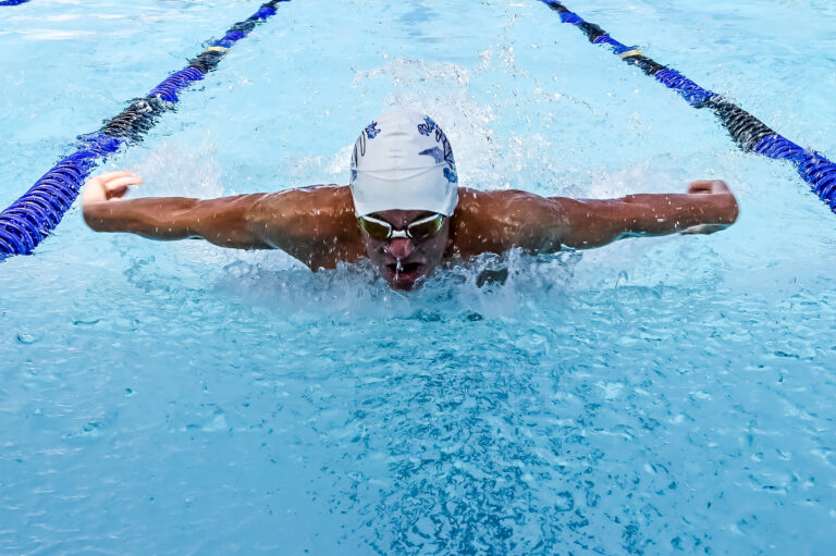 Swimmer doing Butterfly